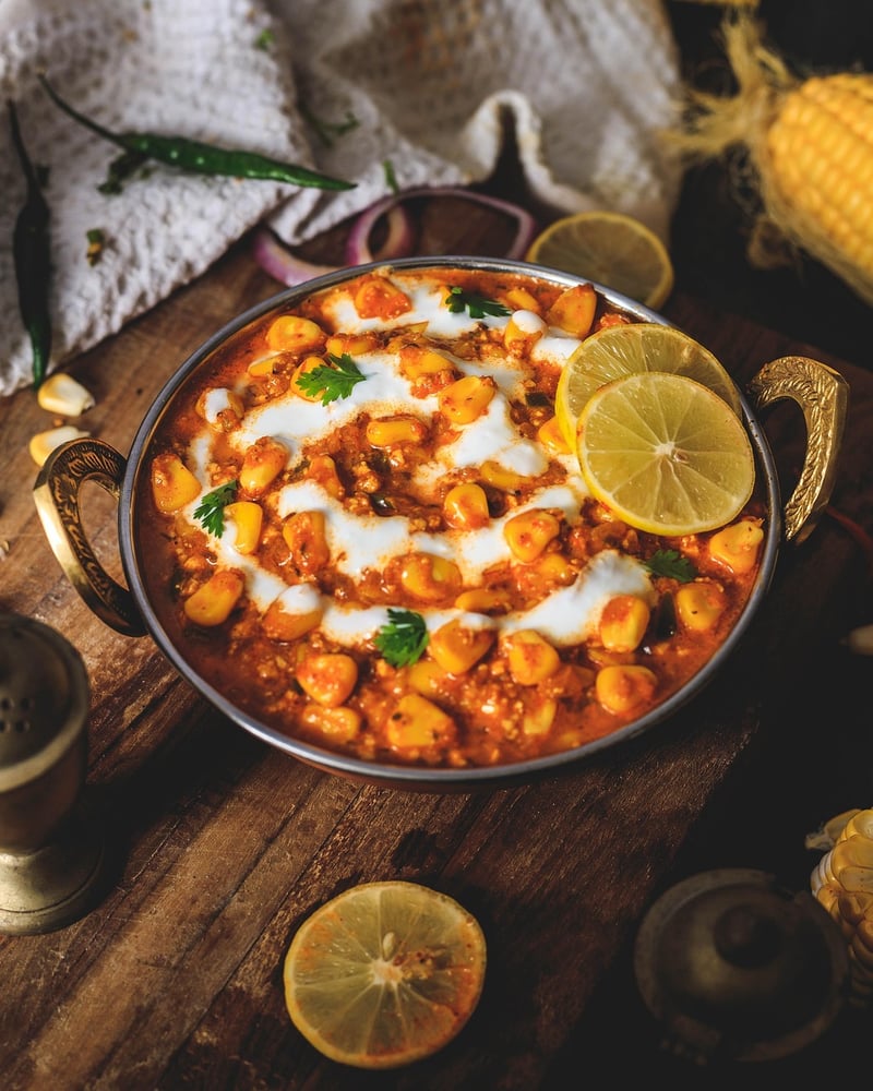 Indian curry with coconut